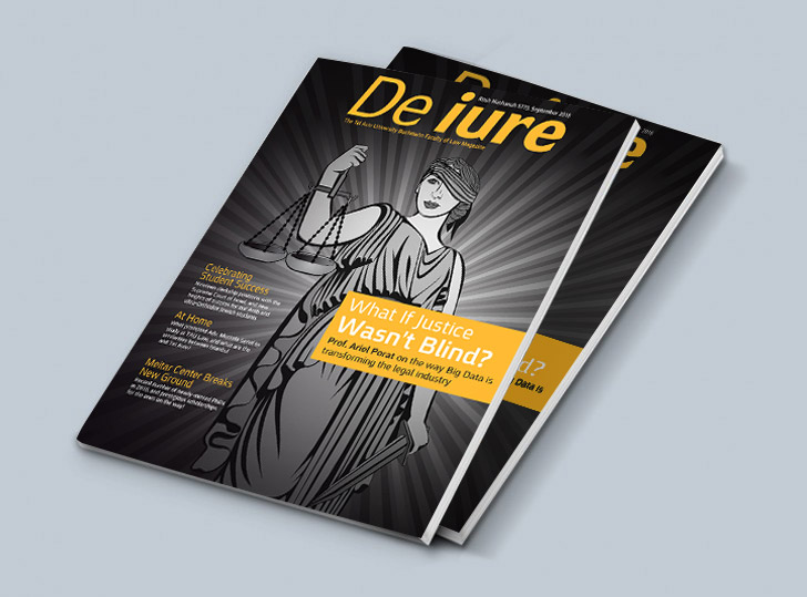 Tel Aviv University Buchmann Faculty of Law magazine design